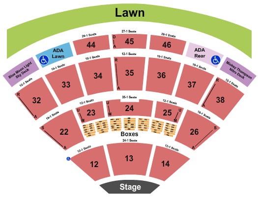 Blossom Music Center James Taylor Seating Chart